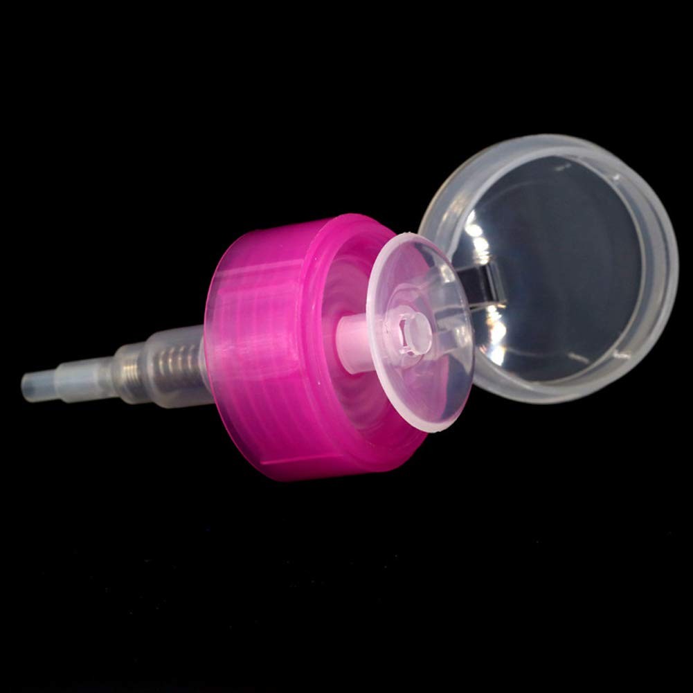 4 Pieces 60ml Push Down Empty Pump Dispenser Bottle Nail 4 Count (Pack of 1)