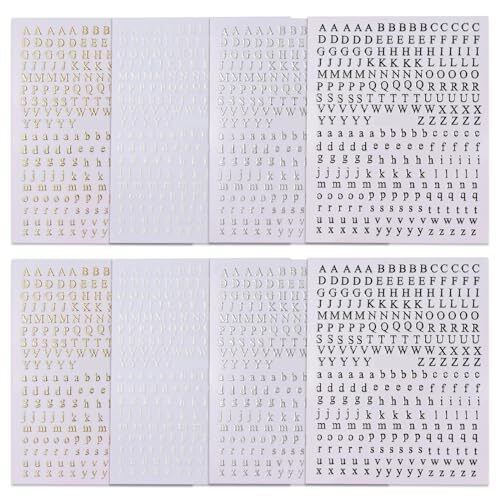 Letters Nail Art Stickers English Alphabet Nail Decals 3D Self 3-letter