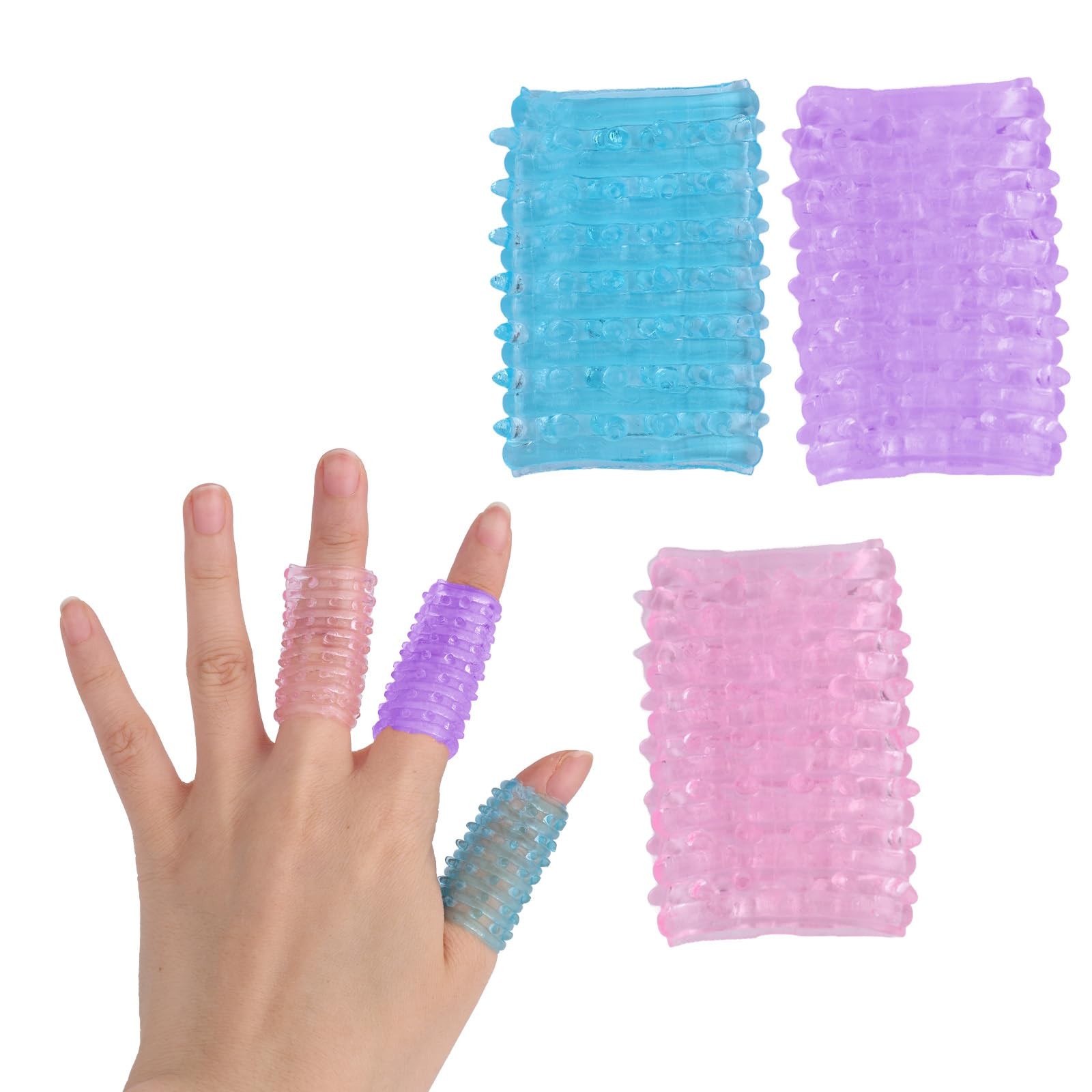3pcs Finger Covers, Washable & Reusable Finger Guard Protector for Scratching…