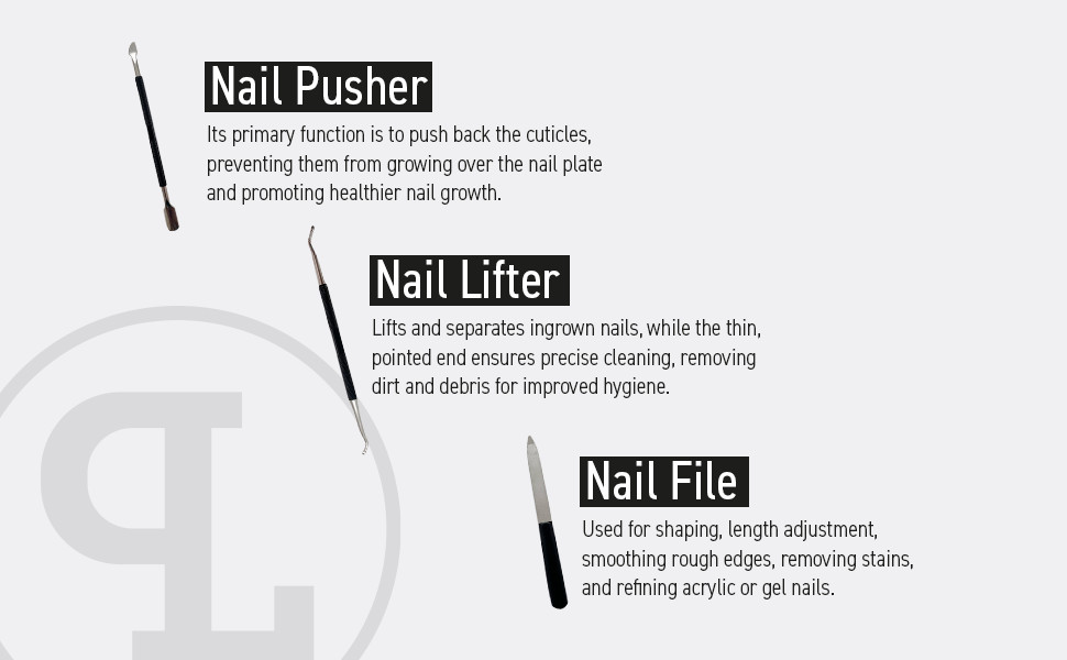 Nail Clipper Set for Thi Toenails – 5-Piece Profal Kit with Angled