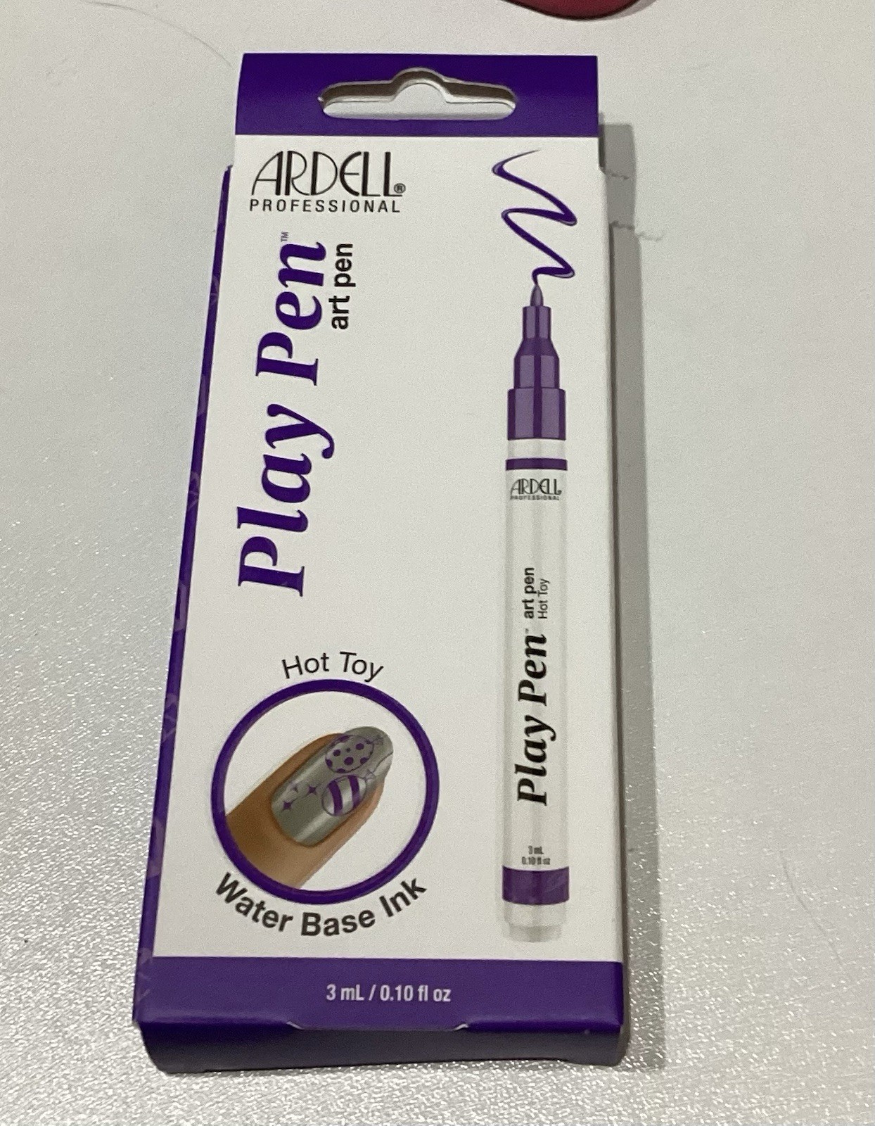 Arielle Play Pen Hot Toy Nail Art Pen Water Based Purple