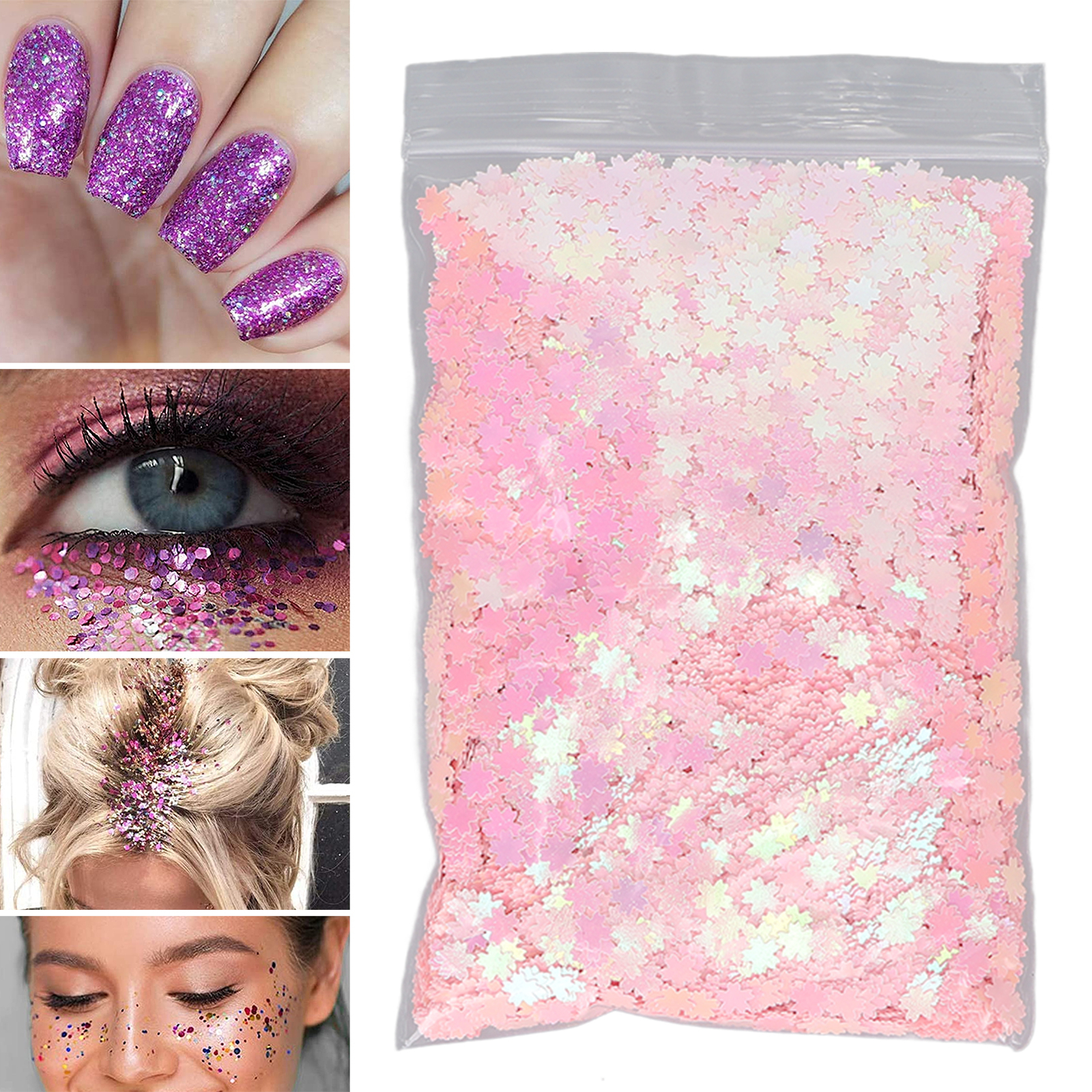 50g Sparkling Nail Flakes Beautiful Sheen For Nail DIY Enthusiasts