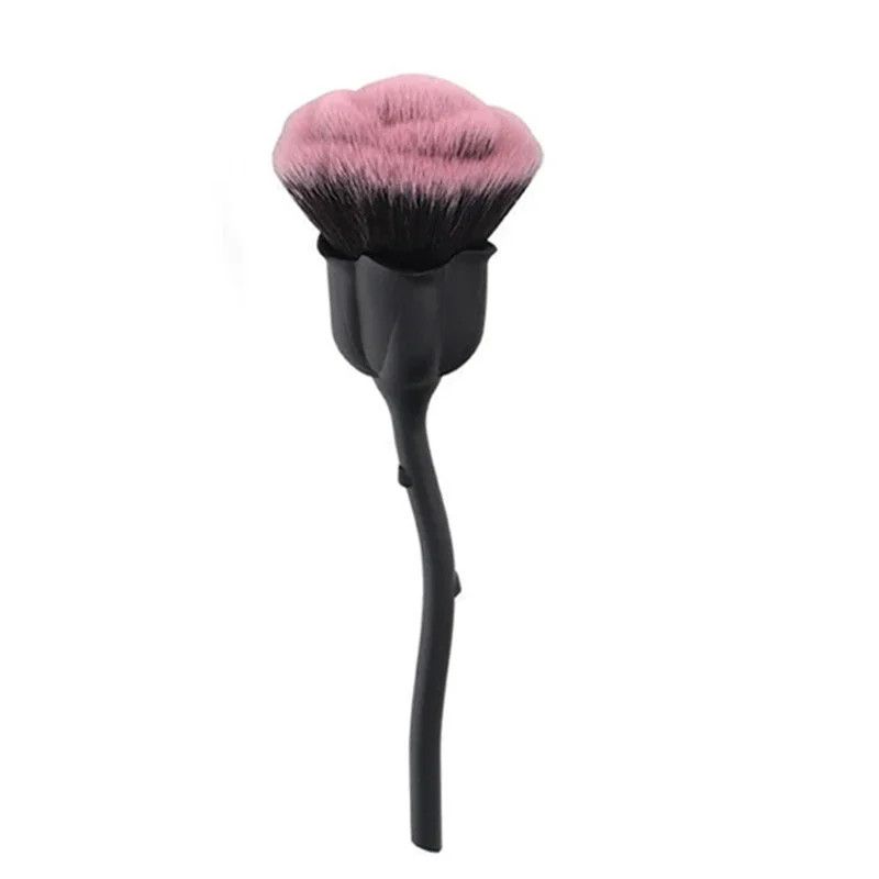 Flower Rose Nail Art Brush Remove Nail Dust Brushes Acrylic UV Gel Polish Powder