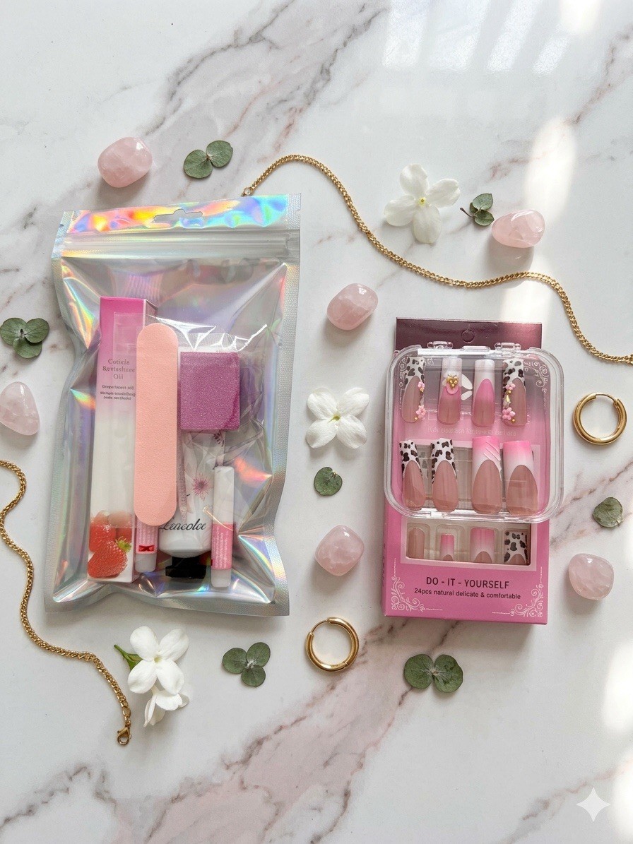 Set Of Nail and Face Mask ,Nail Care Set Full Size Vitamin C Hydrating Creams