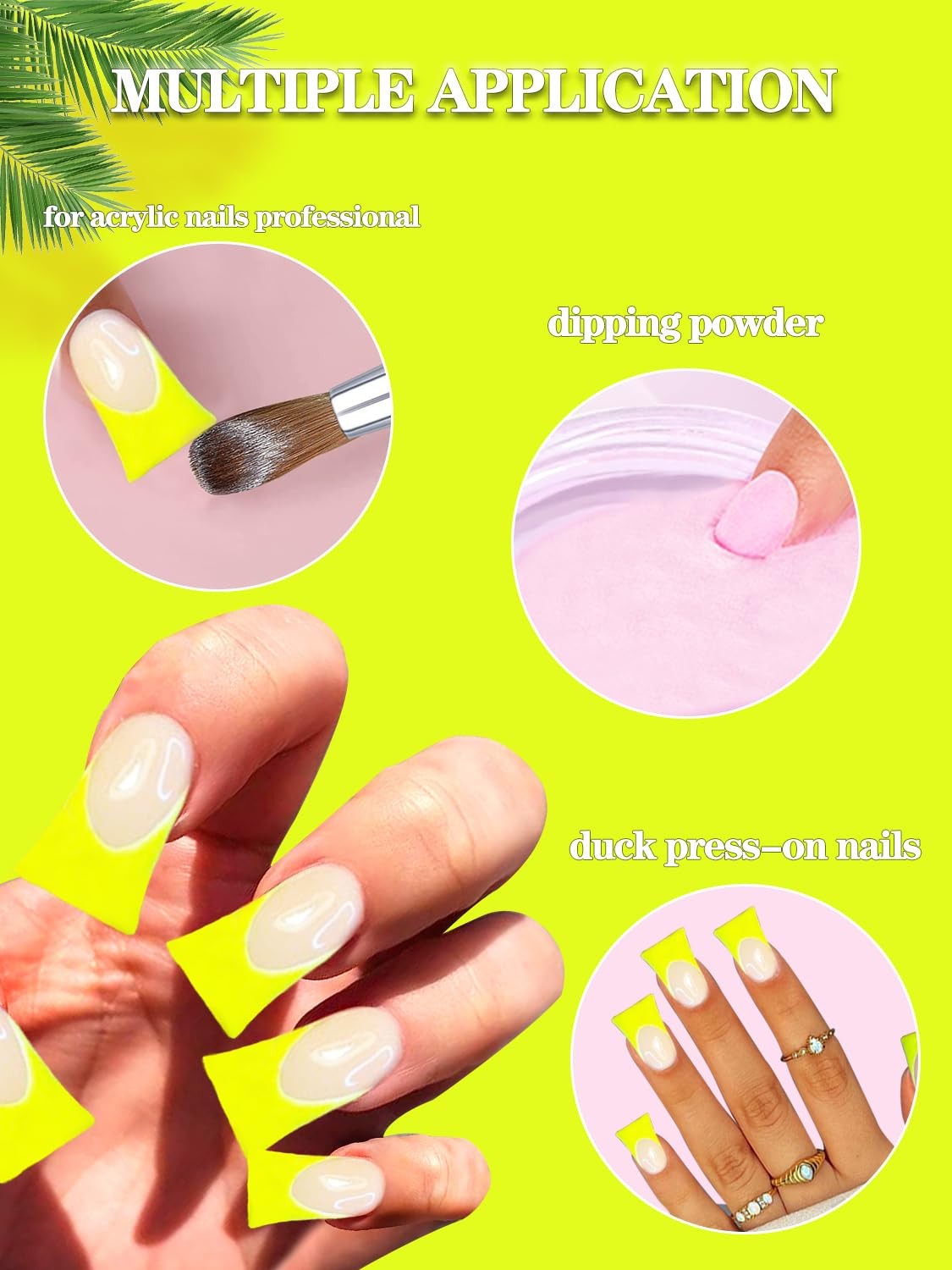 500PCS Duck Nail Tips for Acrylic Nails, Clear Nail Tips Duck Feet Fan Flare …