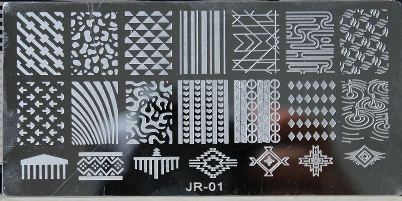 1Pc Nail Art Stamp Plate Geometric Line DIY Stamping Image Plate 6*12CM Nail Sta