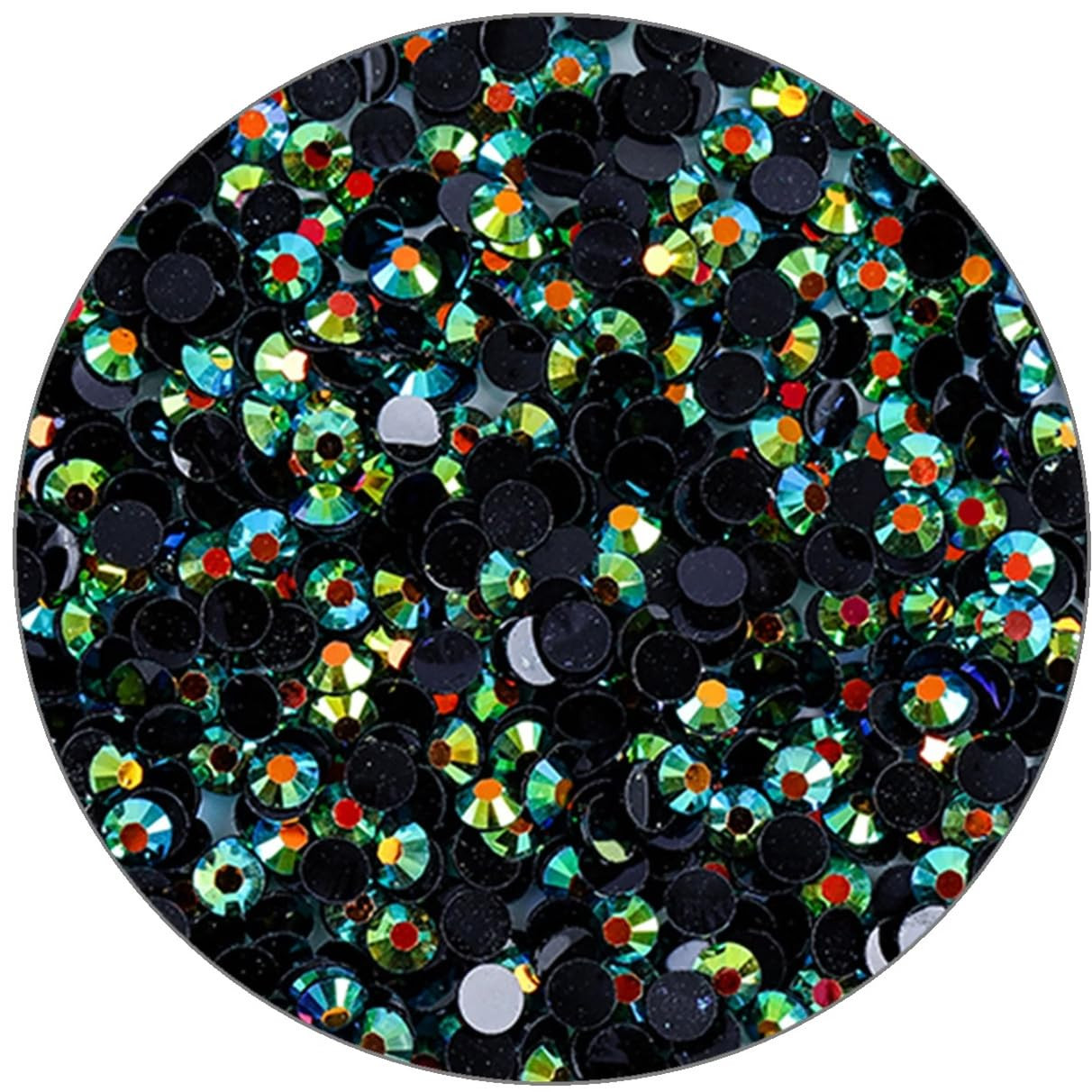 3000 Pieces SS12 3Mm Flatback Rhinestones Clear Glasses round Gems AB Crystals f
