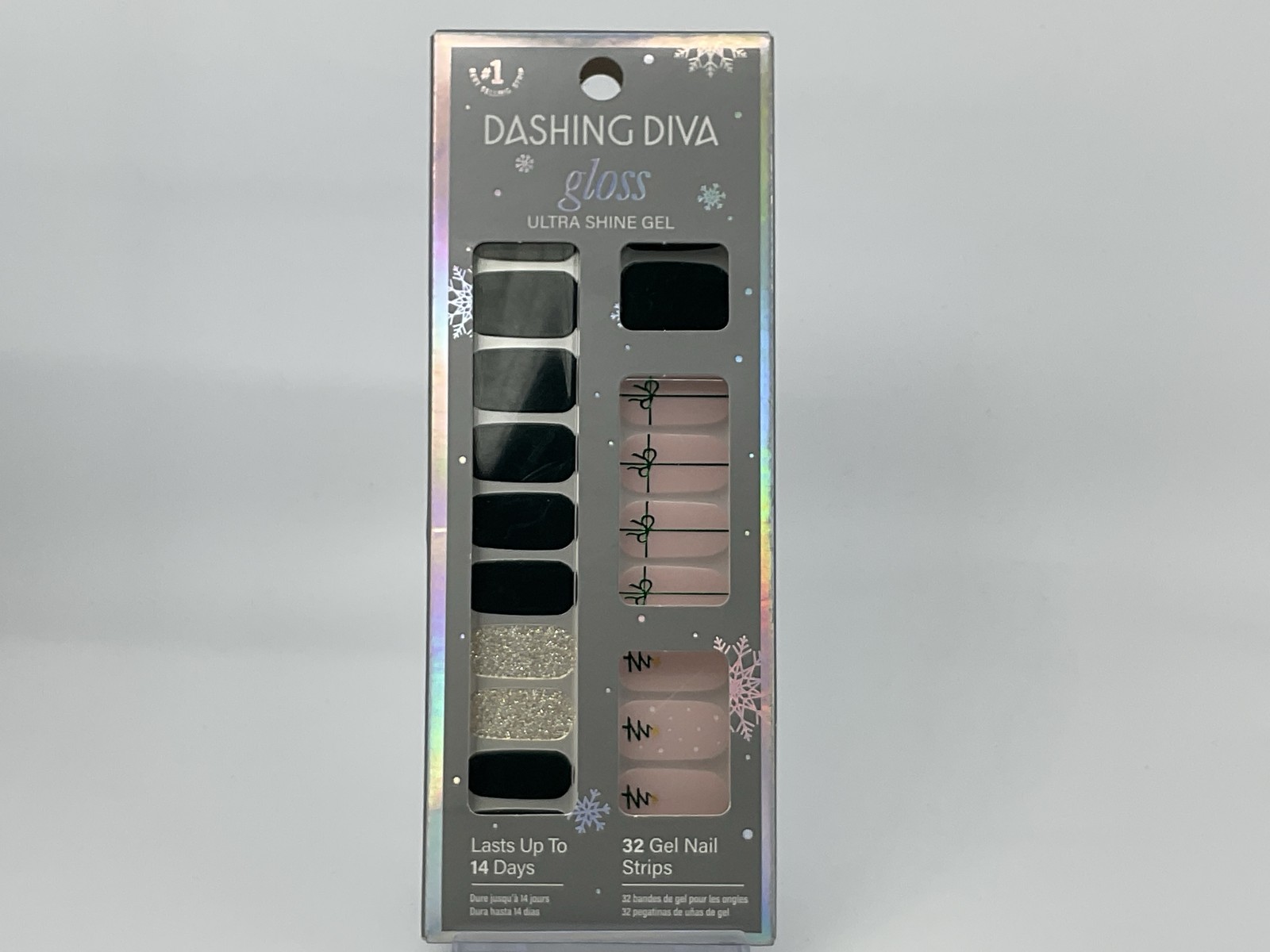 Dashing Diva Gloss Nail Strips – Tree Skirt | UV Free, Chip Resistant, Long