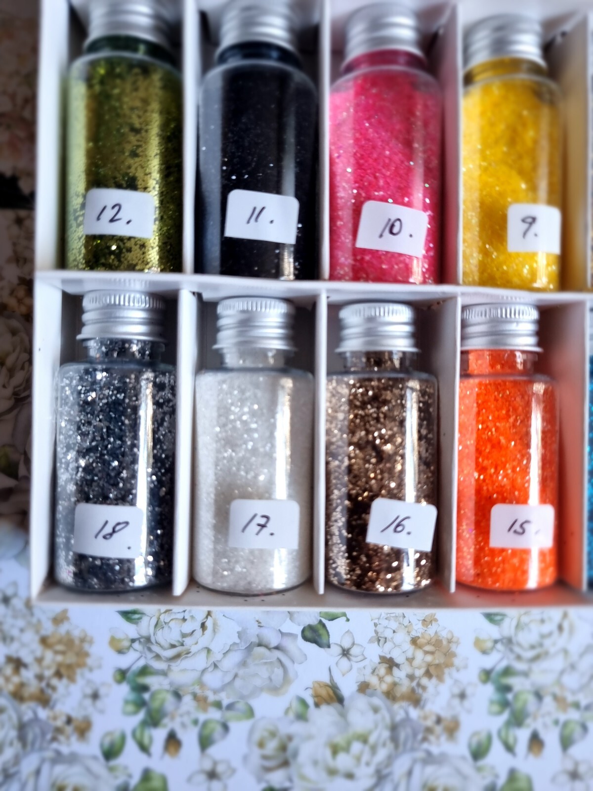2 packs of gliter for nail art and crafts. Choose 1 get other random colour free