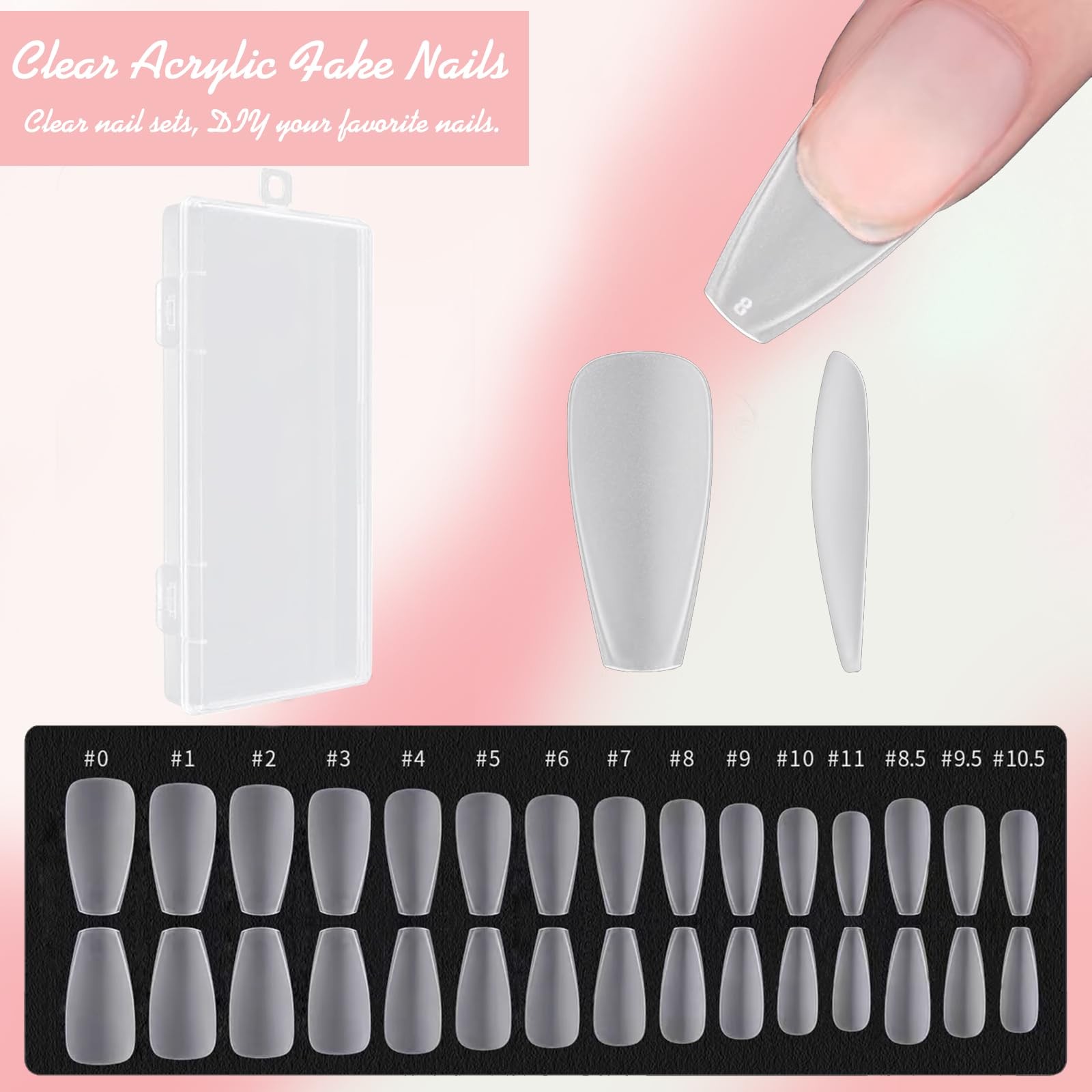 30 Pcs Wudu Nail Rings Adjustable Rings with Adhesive Nail Tabs Clear Nails T…
