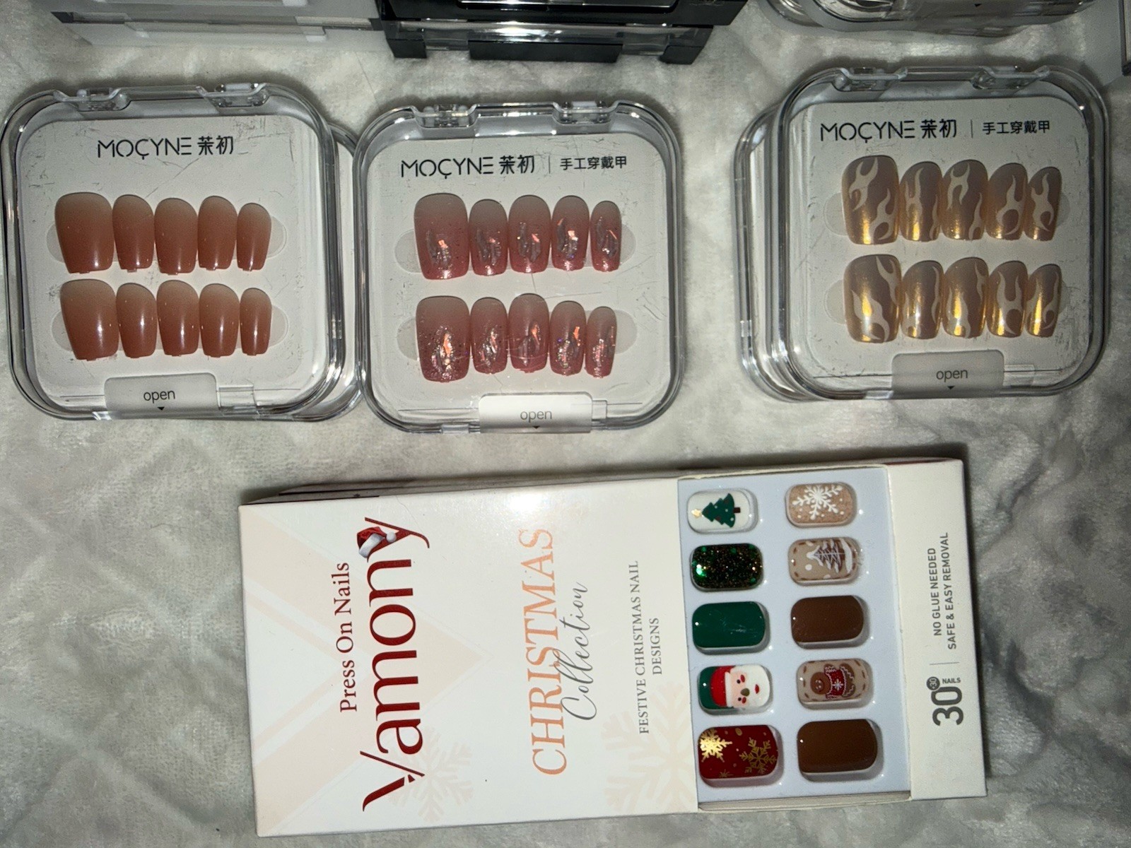 MOCYNE Press Glue On Acrylic Nails 20 Sets 24 Pieces Per Set ALL SIZES