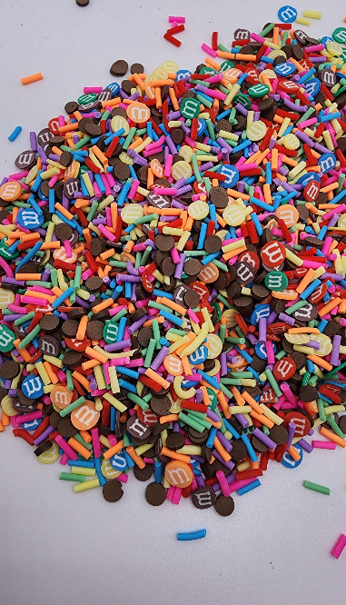 Bulk Candy Polymer Clay/1.9lb/Nail Art designs/Resin mix in/US Seller
