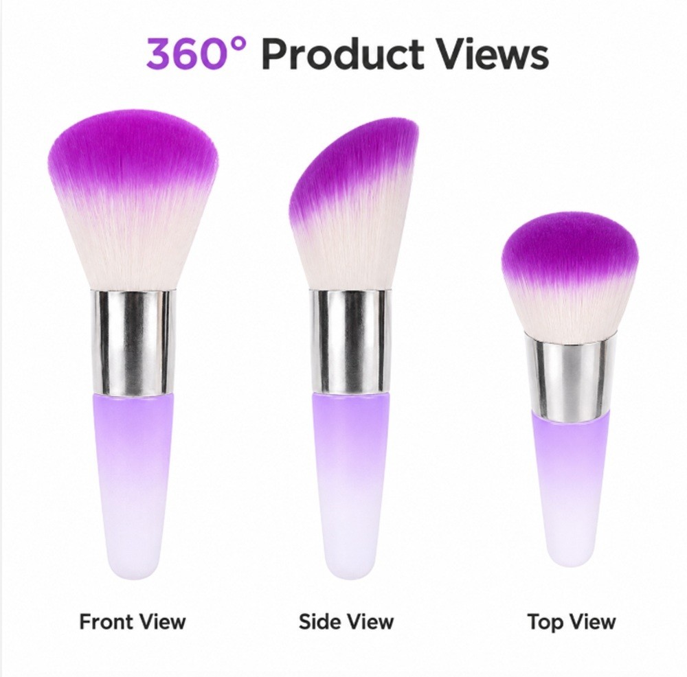 Nail Dust Brush Set – Acrylic & UV Gel Powder Art Remover, Cleaner Brushes