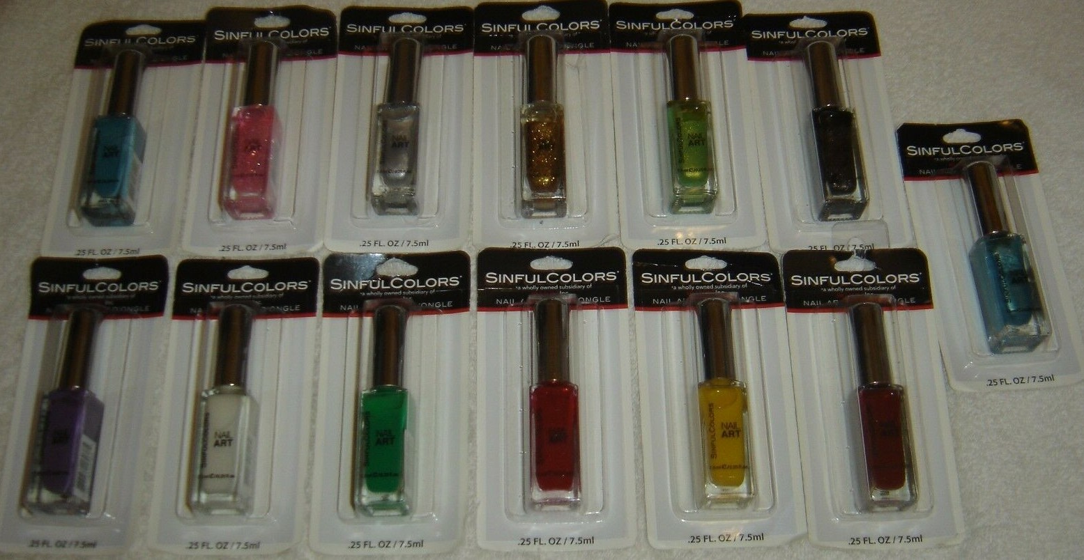 SINFUL Colors***NAIL ART*** pIck yOUr cOLOr ~~0.25 fl oz/7.5 ml~~NEW~~SEALED
