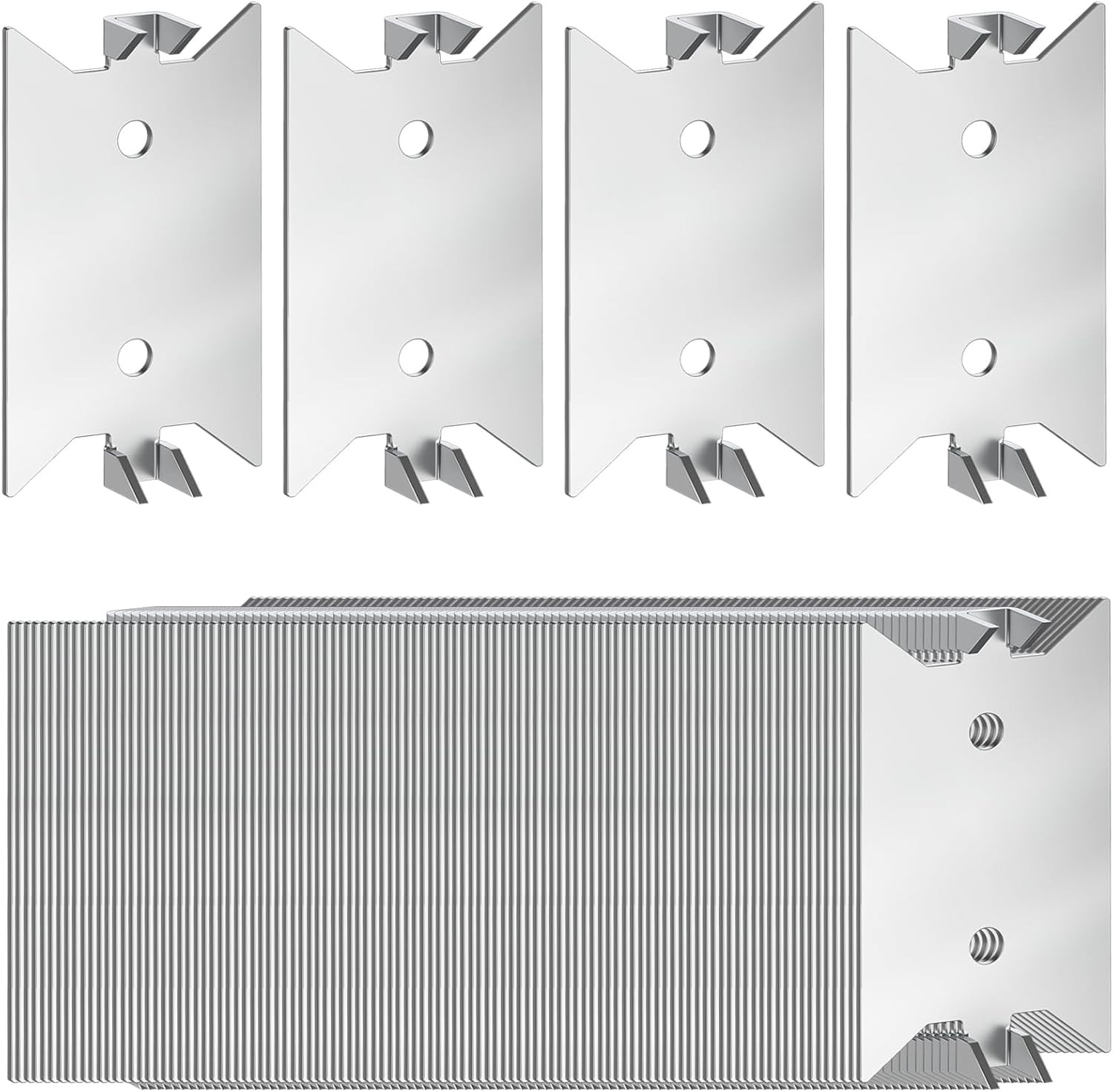 300 Pcs Nail Plates, 1.5 X 2.5 Inch Nail Plates for Wood Studs, Nail Plates Elec
