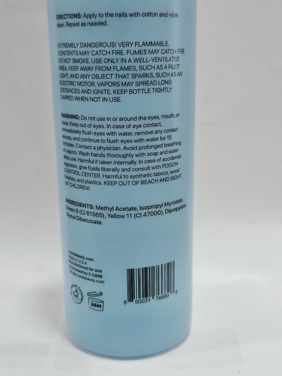 Gentle Touch Non-Acetone Nail Polish Remover | Nourishing 8 Fl Oz (Pack of 1)