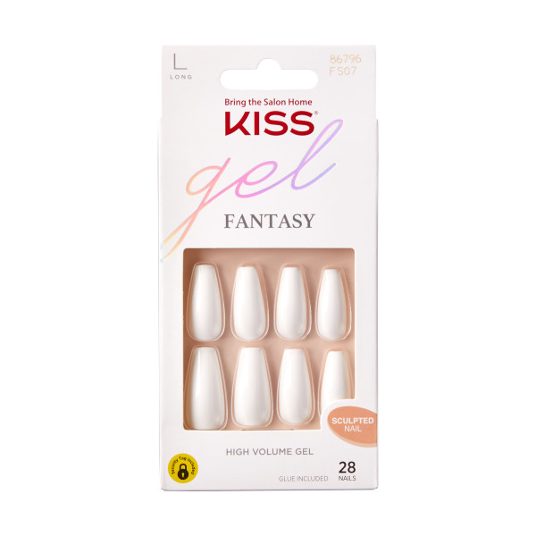 Kiss Gel Fantasy High Volume Gel Long Nails, FS07