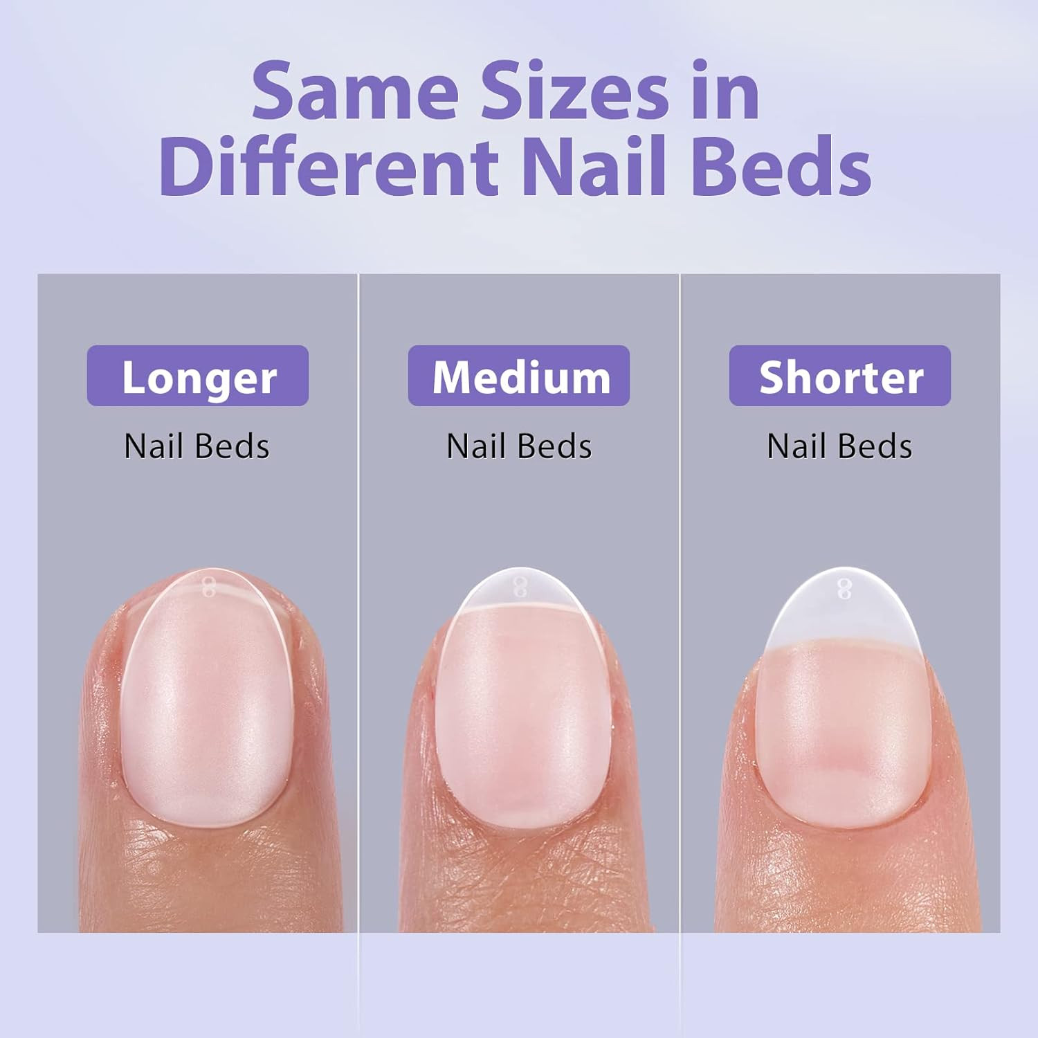 Extra Short Almond Nail Tips – Btartbox XCOATTIPS Gel Nail Tips Natural with Tip