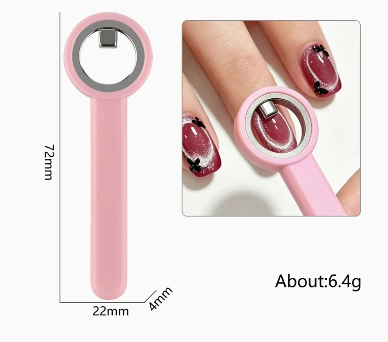 Cicle at Eye Magnet For Nails Art,Rotating Ring Magnet With A Handle
