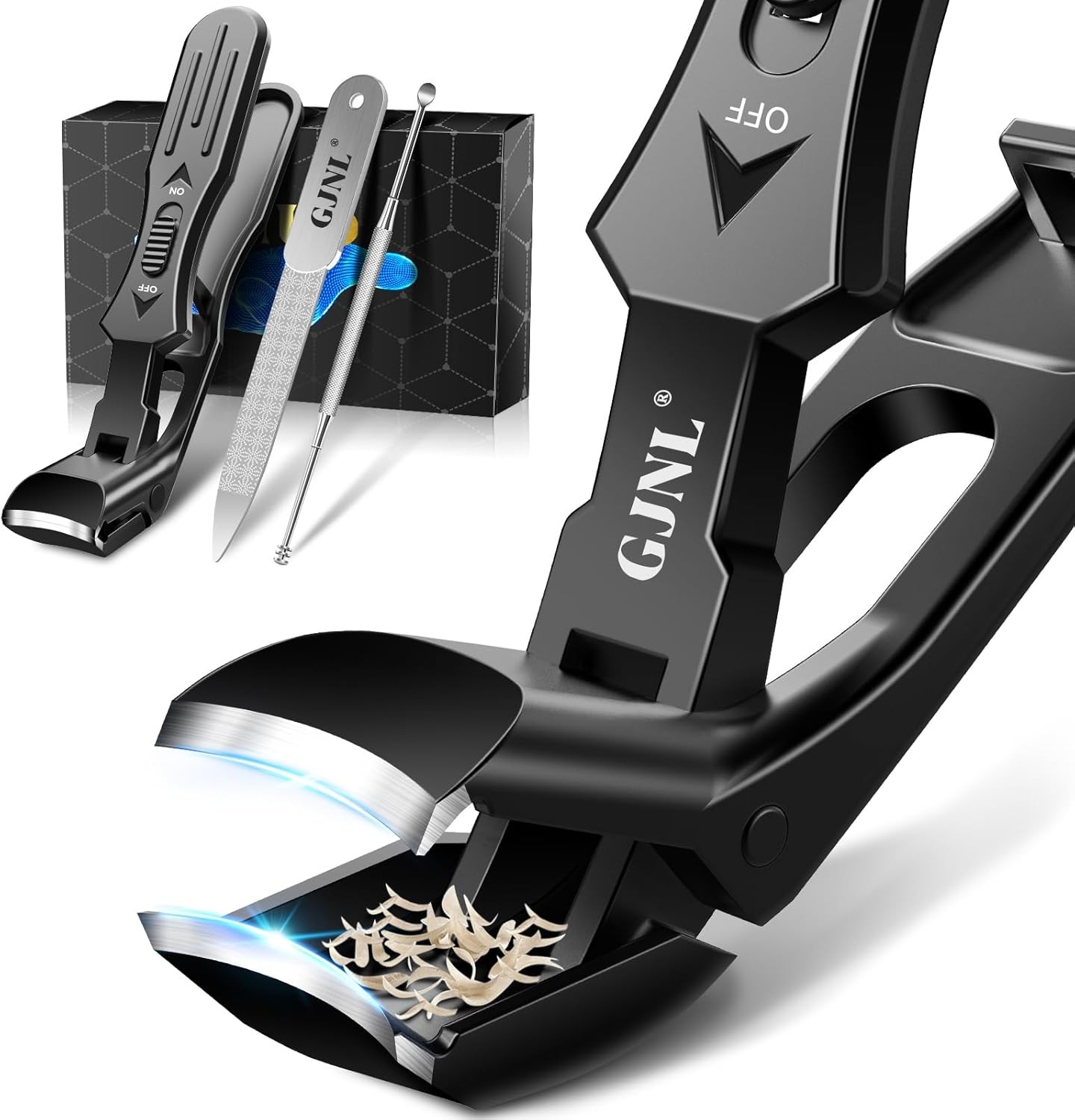 Toenail Clippers for Seniors Thick Toenails, 2026 Upgrade Angled Nail Clipper