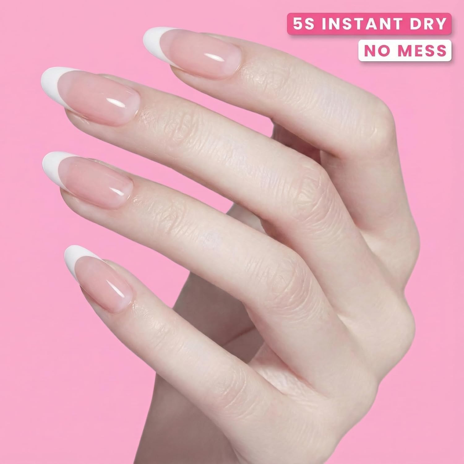 Super Strong Nail Glue for Press On Nails,5S Instant Dry,Up to 30 Days, 8ml