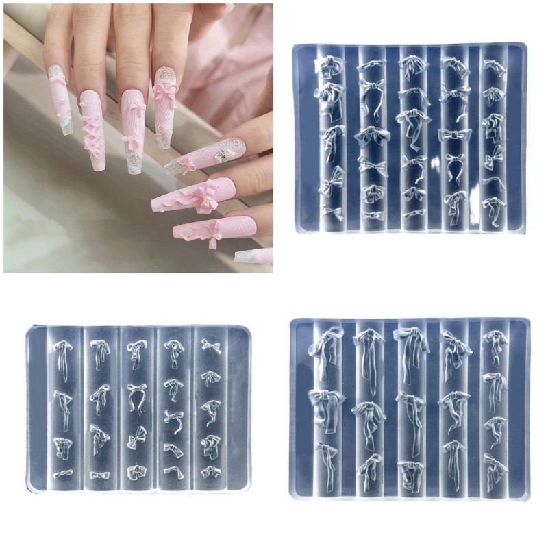 Bowknot Theme Small Accessories Crafting Molds Present for Beauty Enthusiasts