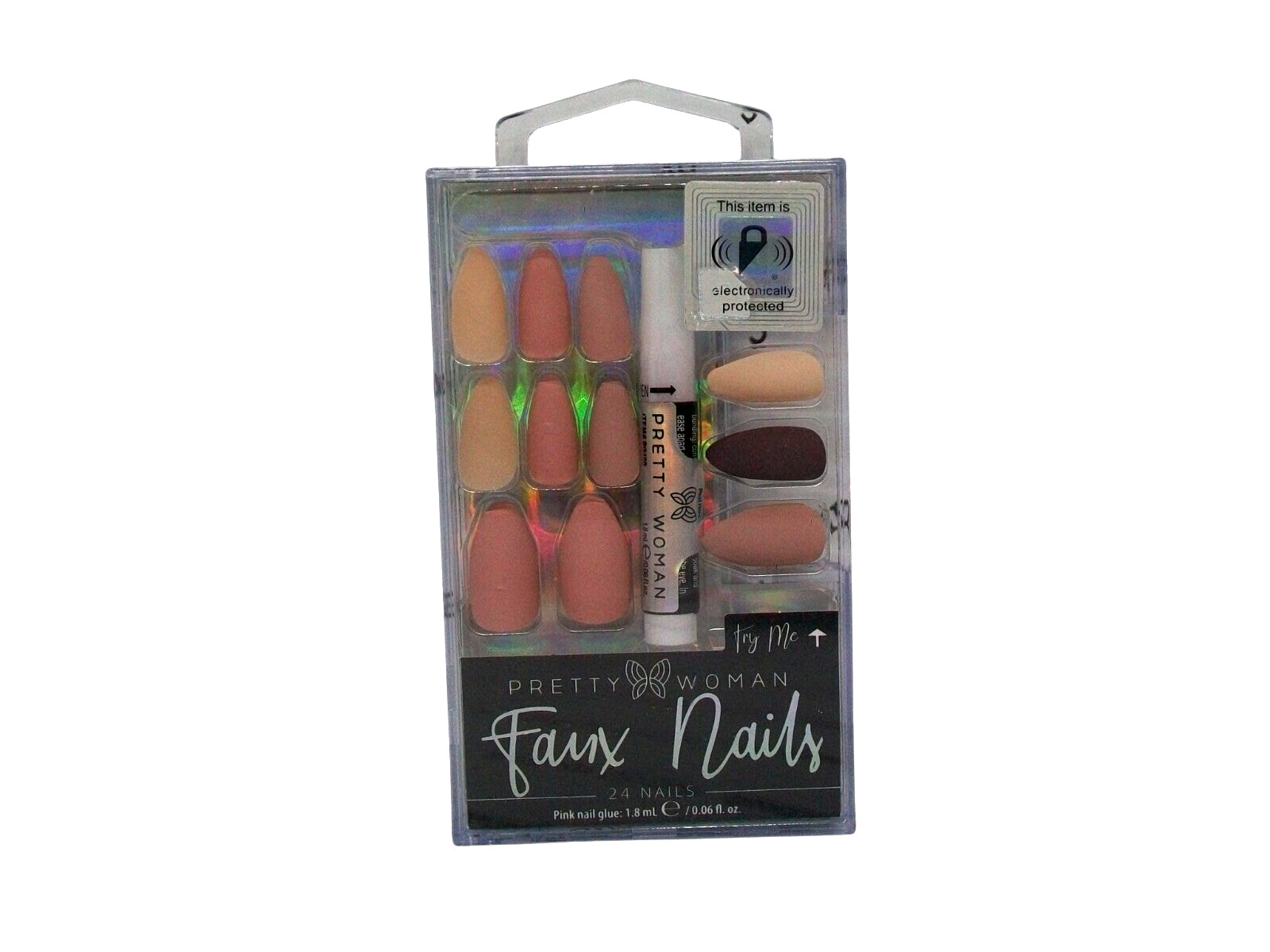 Pretty Woman Faux Nails #MNV752 Shades of Brown