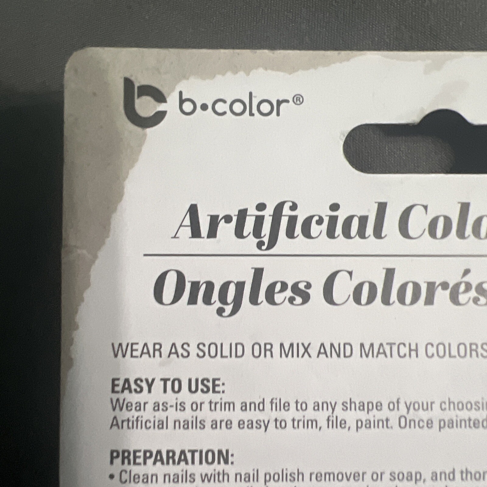 B Color Artificial Colorful Press on Nails Oval Shape, Glue Not Included 60 PC
