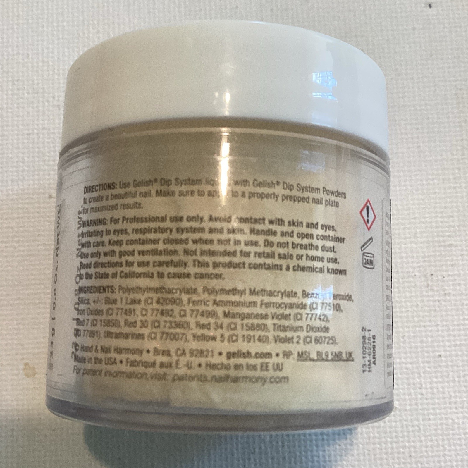 Gelish Dip Powder Essentials Professional Nail Art 23g/0.8oz Down Hair UNSEALED