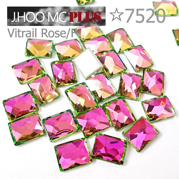 J.HOO Crystal 7520 Cosmic Flat Back Rhinestones 8×6mm Nail Art (10pcs)