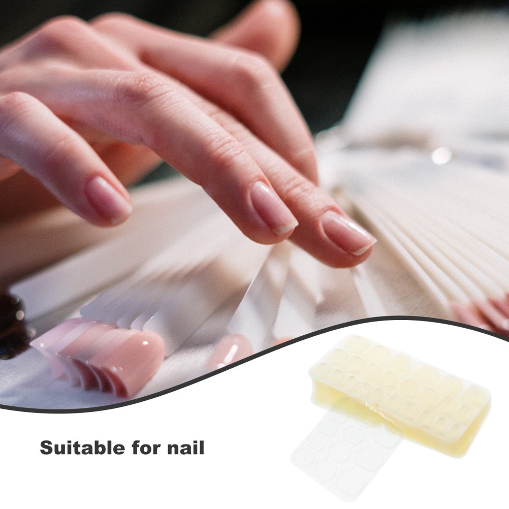 50 Sheets Adhesive Tabs for Press on Nails Double Side Glue Sticker