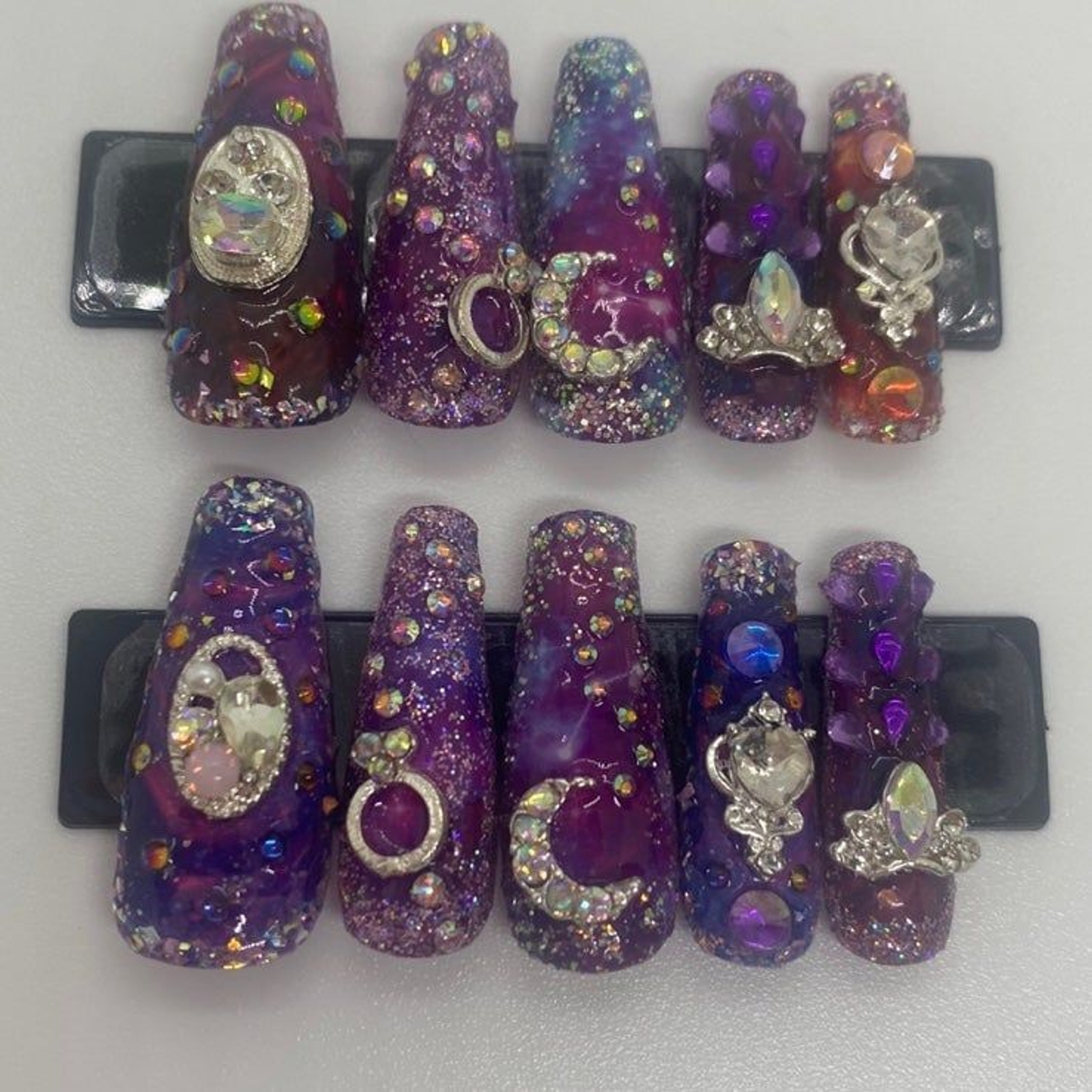 Galaxy Bling Press On Nail Set