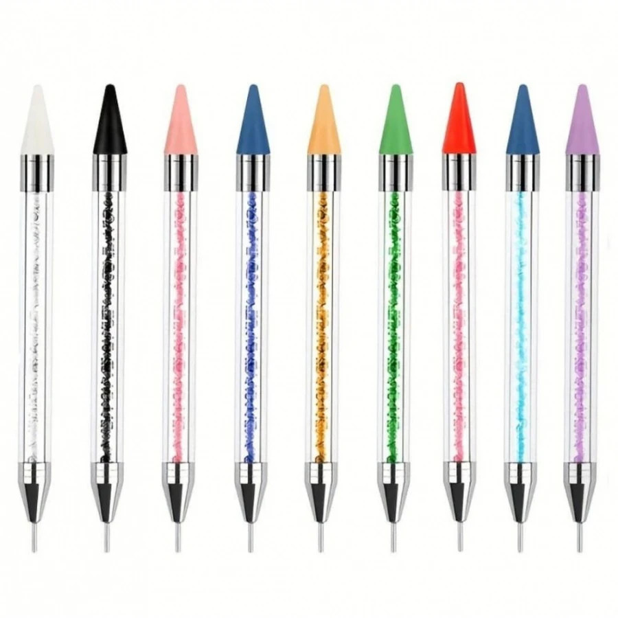 Rhinestone Picker Dotting Pen, Dual-ended Rhinestone Gems Crystals Studs Picker