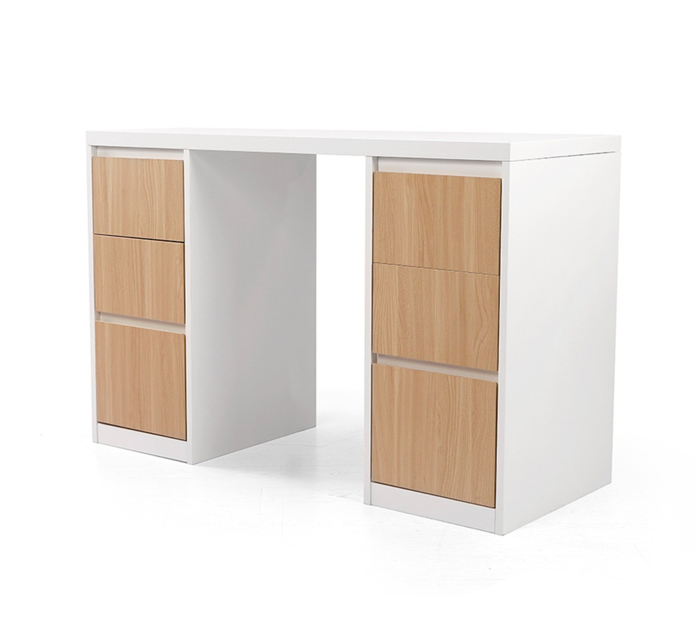 Lucca Manicure Table Nail Desk work station with double storage Nail tech desk