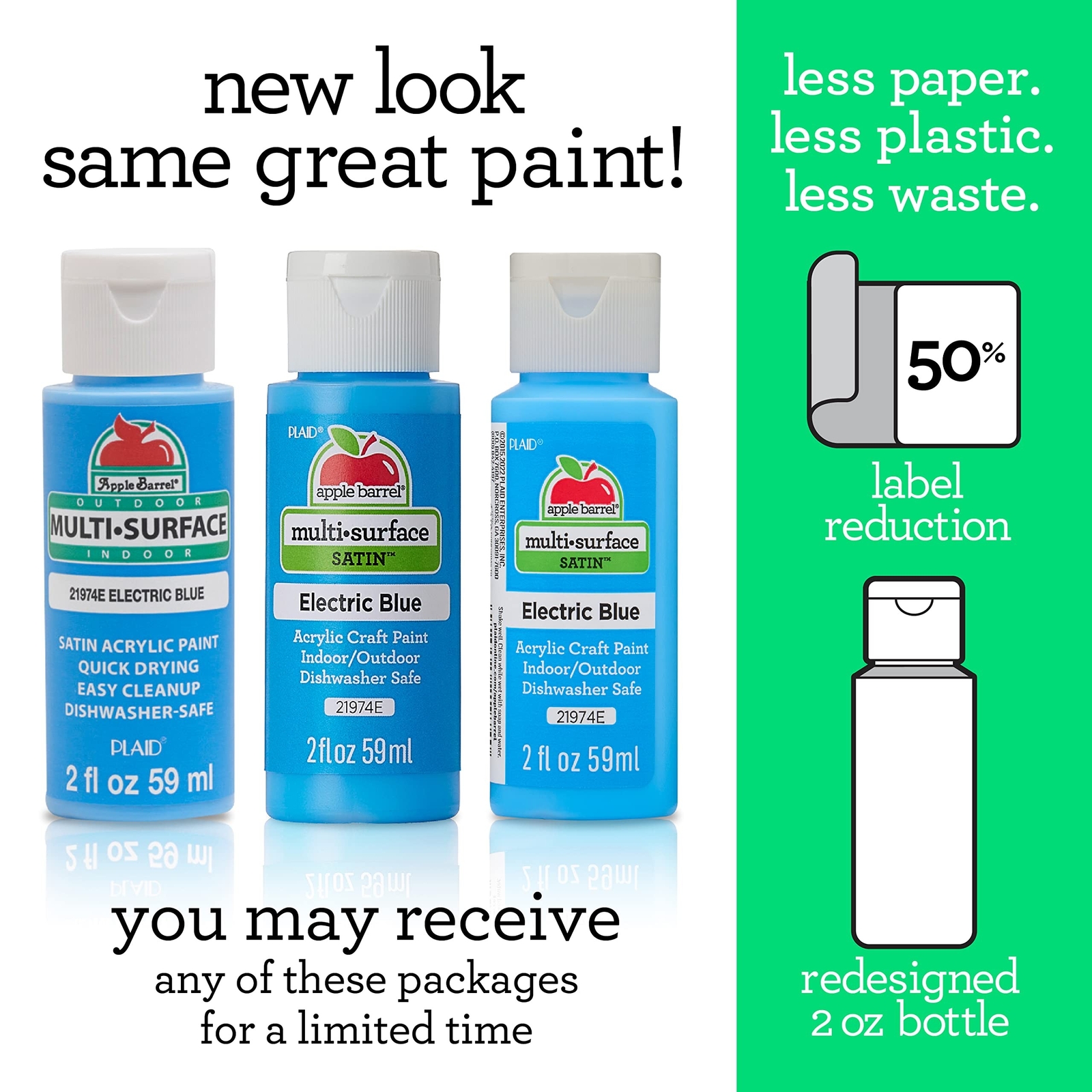 Apple Barrel Essentials Acrylic Paint Set, 12, 24 Fl Oz (Pack of 1)