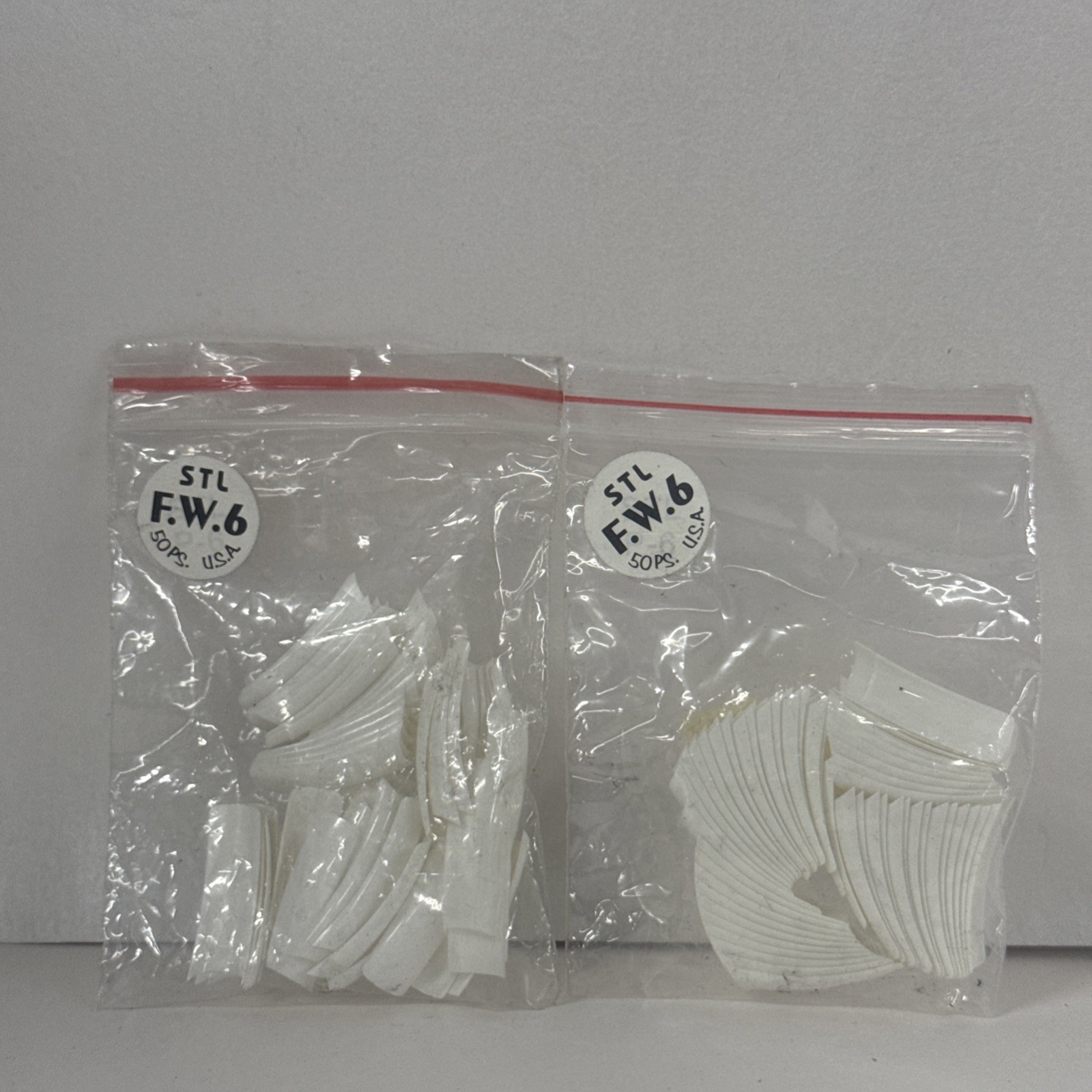 2 Pack- 50pc Clear Nail Tips- FW6