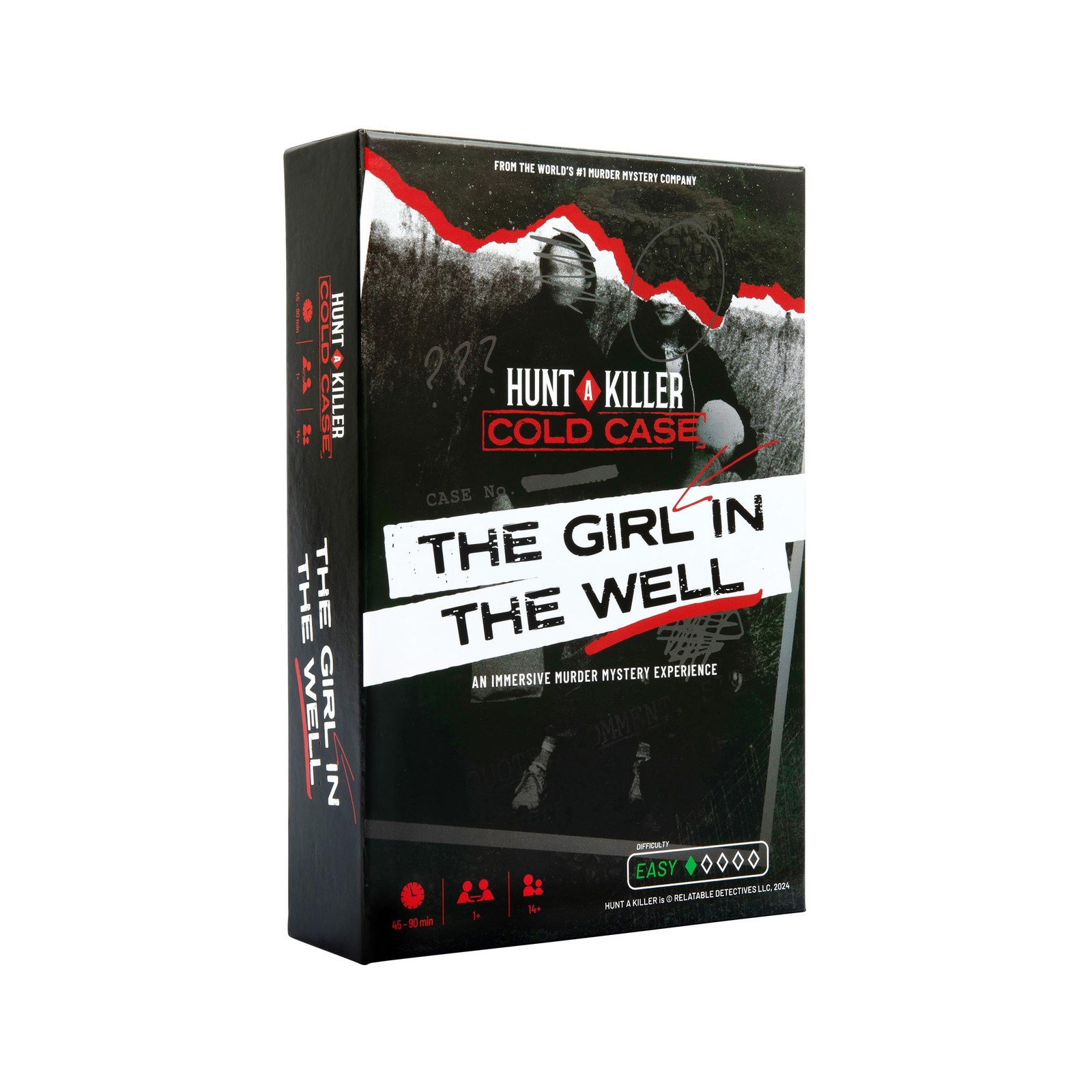 Hunt A Killer: Cold Case 2 inches (W) x 9 (L) x 0.1 (H), Black