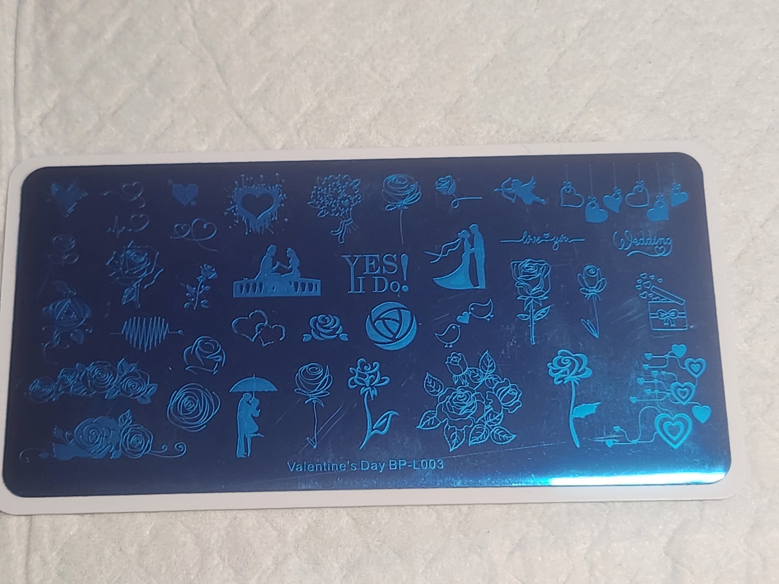 Born Pretty Nail Stamping Plate BP-L003 Valentine’s Day, Wedding, Engagement NEW