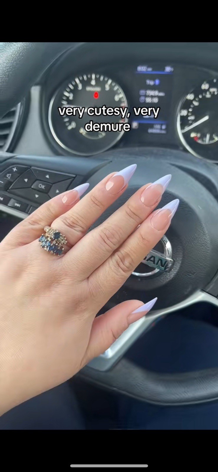 Custom Handmade Press On Nails any color French tip any size shape length