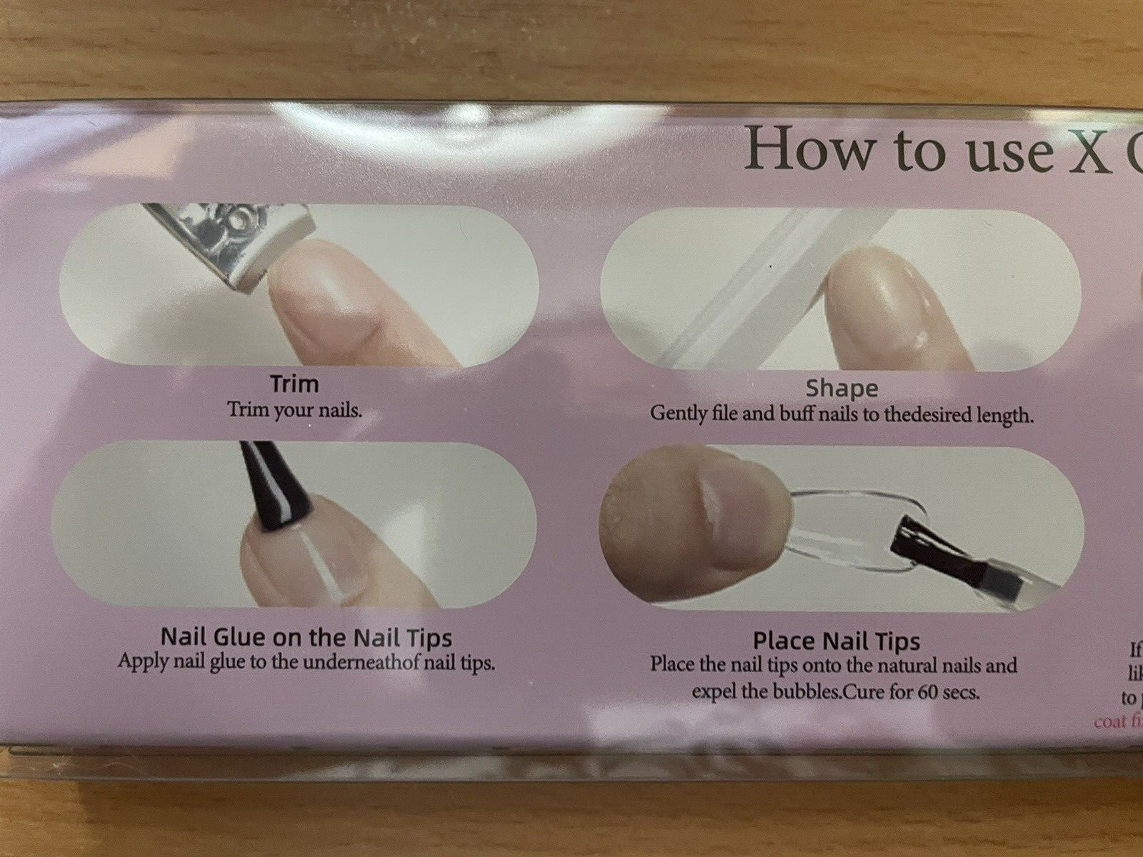 Nails- Una Gella X-Color Tips Nails New In Box