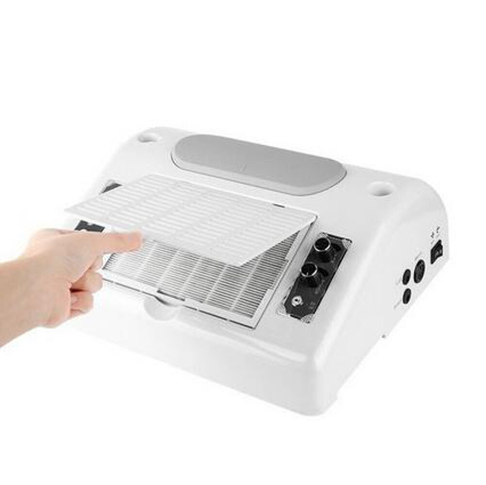3000rpm Nail Polishing Machine Nail Vacuum Cleaner with 360° LED Light 110/240V