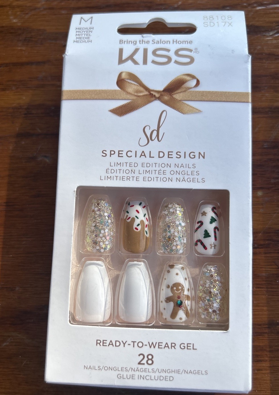 Kiss Special Design Ready-To-Wear Gel Nails #SD17X #SD14X #SD15X Limited Meduim