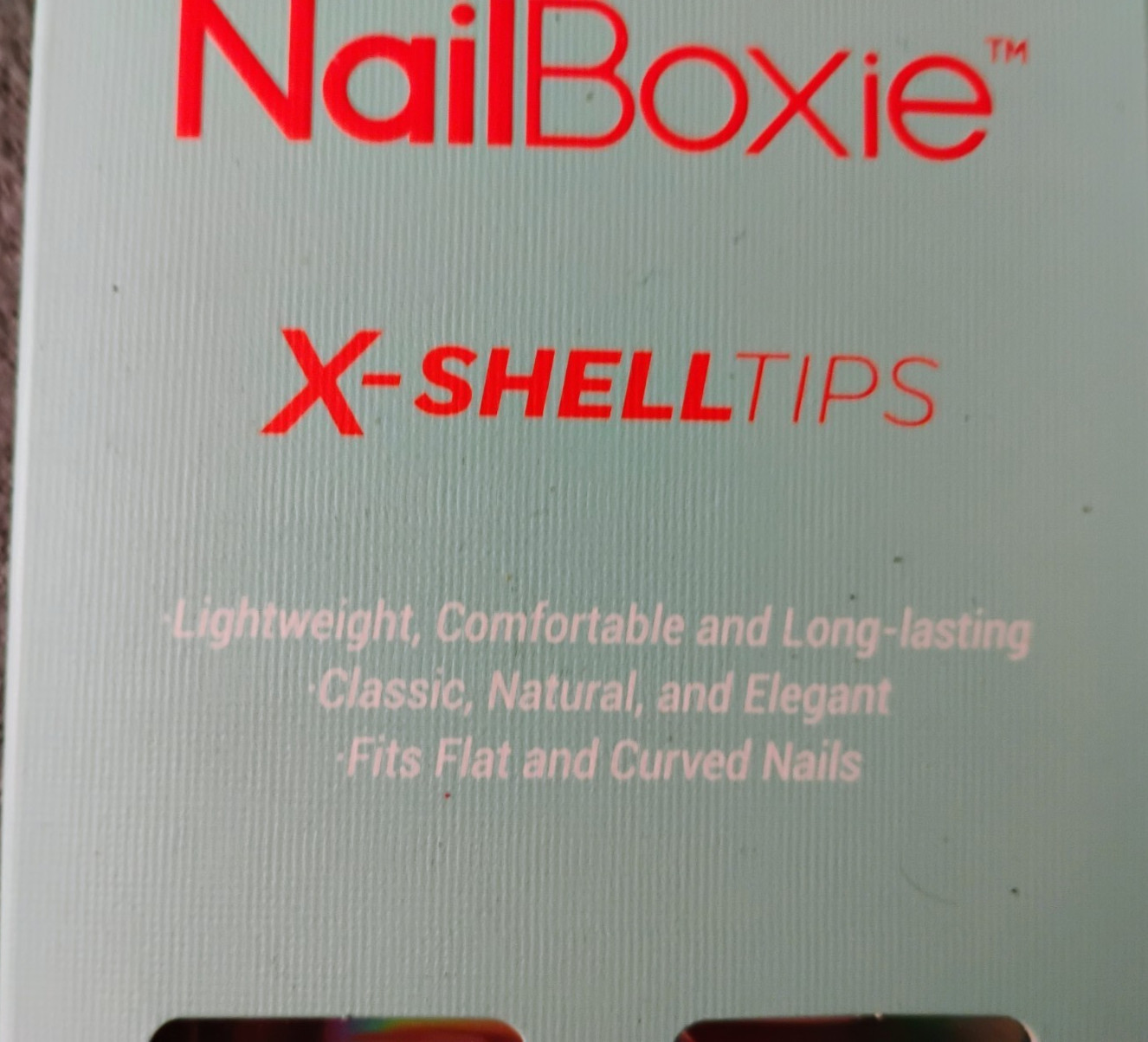 NailBoxie X-ShellTips Lightweight, comfortable and long-lasting, 150 pieces.
