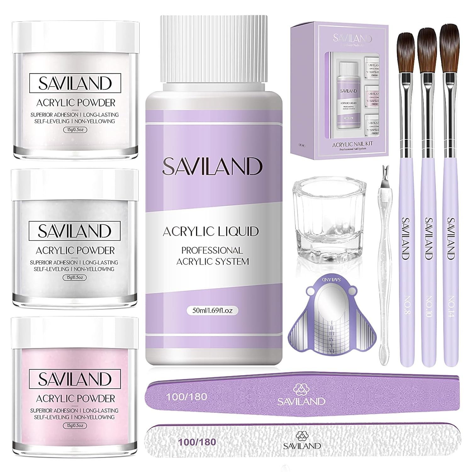 Acrylic Nail Kit Starter Set: Acrylic Nail Kit for Beginners with Everything …