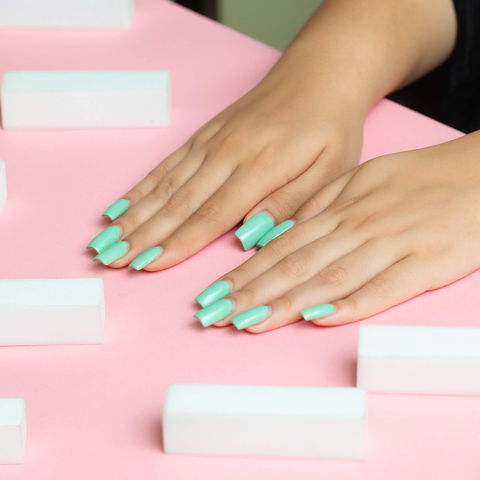 12-Pack, Nail Buffer Blocks for Natural and Acrylic Nails, 4 Sided, Medium Gr…