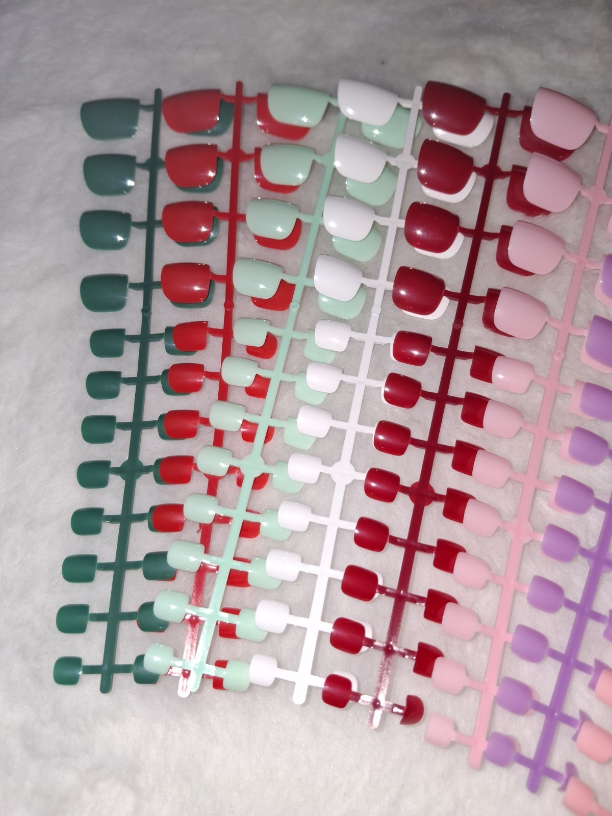 240 Press on Toenails Short Square Full Coverage 12 Sizes Glossy/Matte Fake Nail