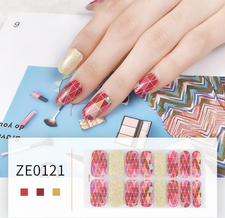 3D Nail Art Wraps Stickers Mermaid Rabbit Star Flower Manicure Self Stick NH1