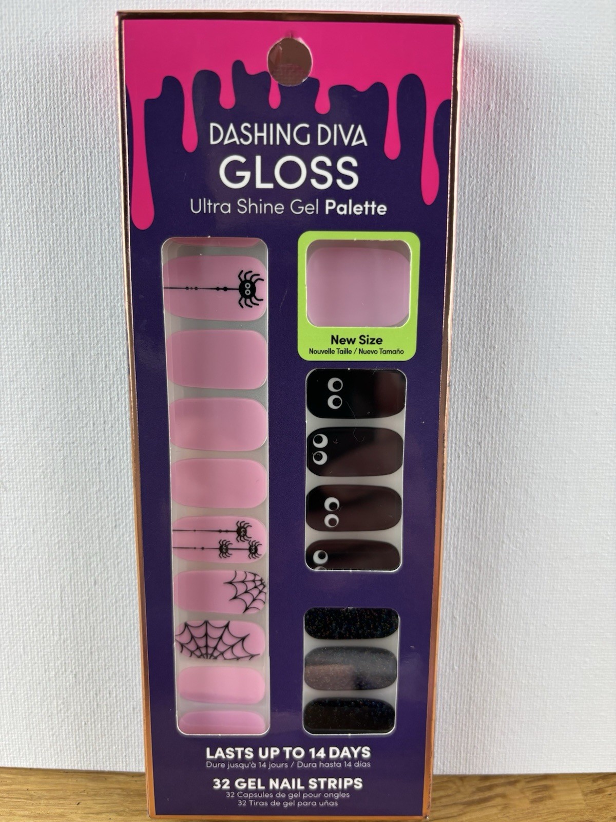 Dashing Diva Gloss Ultra Shine Gel Palette Halloween Limited Edition Nail Strips