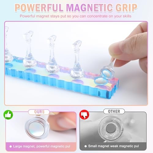 Nail Stand for Press Ons, Nail Holder for Painting Nails, Press on Nail Clear