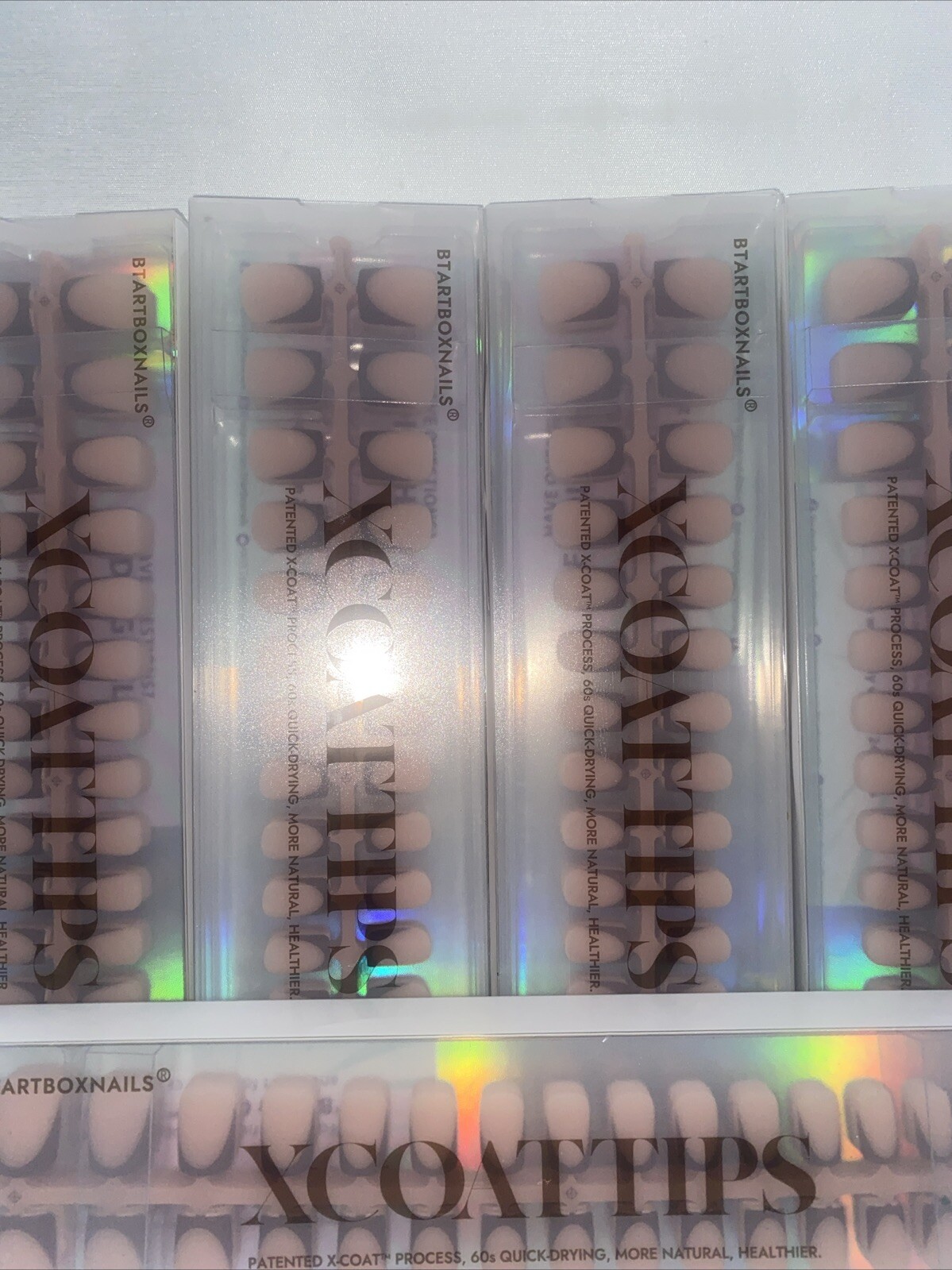 Lot Of 5- XCOATTIPS® French – Medium Square Tips